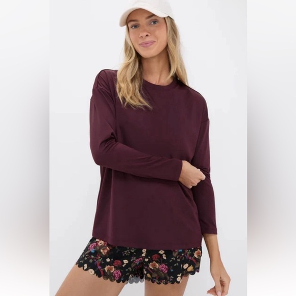 Tuckernuck Tops - Tuckernuck Long Sleeve Performance Jersey Ryan Boyfriend Tee